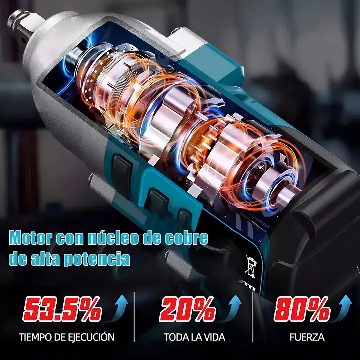 Taladro PowerMax™ 350 Taladro de Impacto Inalámbrico + Accesorios